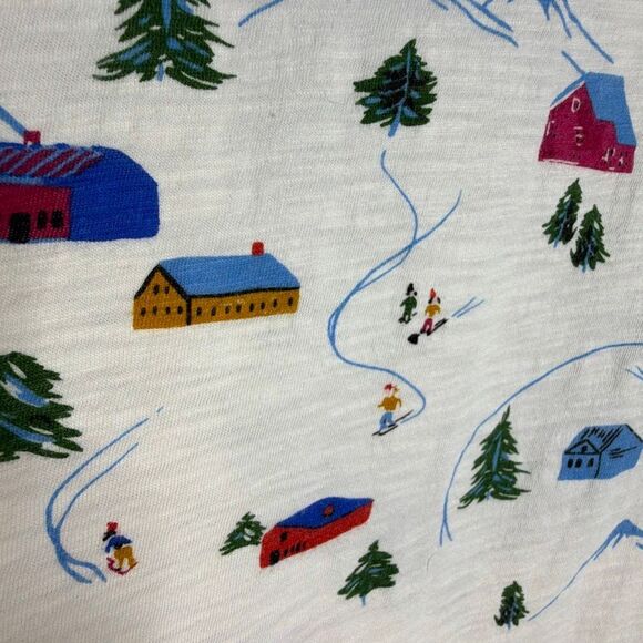 Anthropologie Maeve Marisol Blouse Small Ski theme - Picture 4 of 7